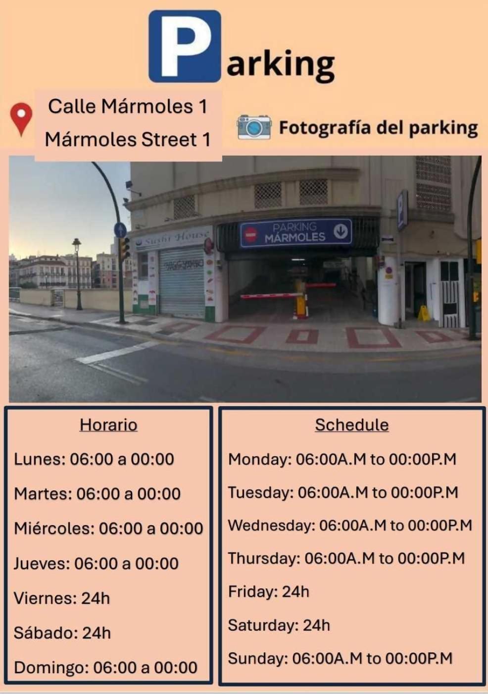 Appartamento 3 Y 3 Baths Y Aparcamiento Catedral Málaga